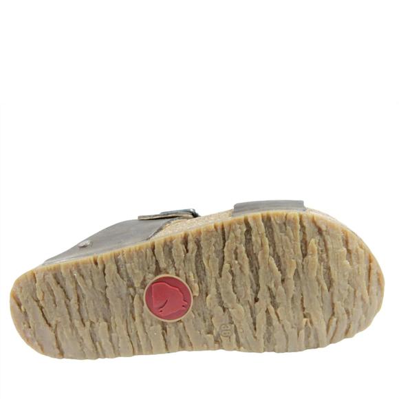 NEW HAFLINGER women's andrea two strap sandals in brown - Picture 5 of 6